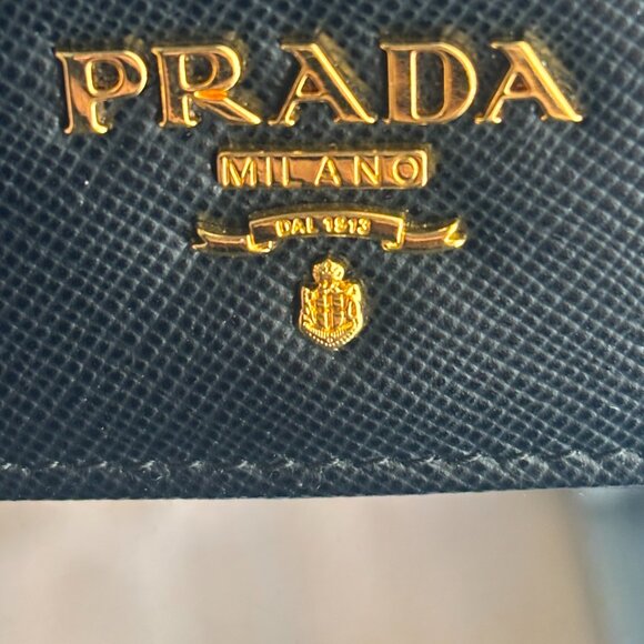 New Prada Saffiano Leather Business Card Wallet With Strap (Certified Authentic) - Picture 13 of 13